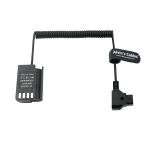 Alvin’s Cables DMW-DCC17 DMW-BLK22 Dummy Battery to D-tap Power Adapter Coiled