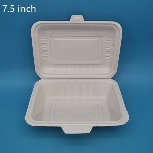 Simplicity Style Disposable Square Plastic Lunch Box Microwave Safe Stackable