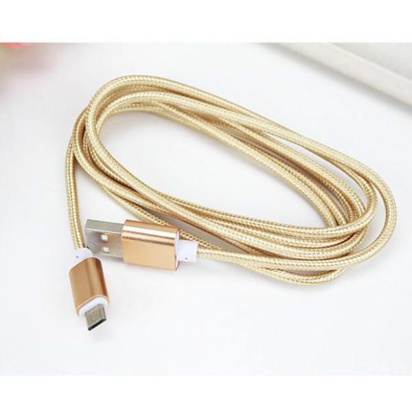 USB Type C Cable Braided Charging Micro USB Cable High Speed Charging Cord Metal Housing For Note 8 for huawei xiaomi