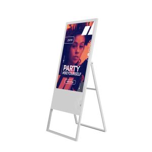 55 inch indoor sandwich board menu with android system