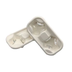 Sugarcane 2 Cup Tea Coffee Cup Holder 218x110x47mm