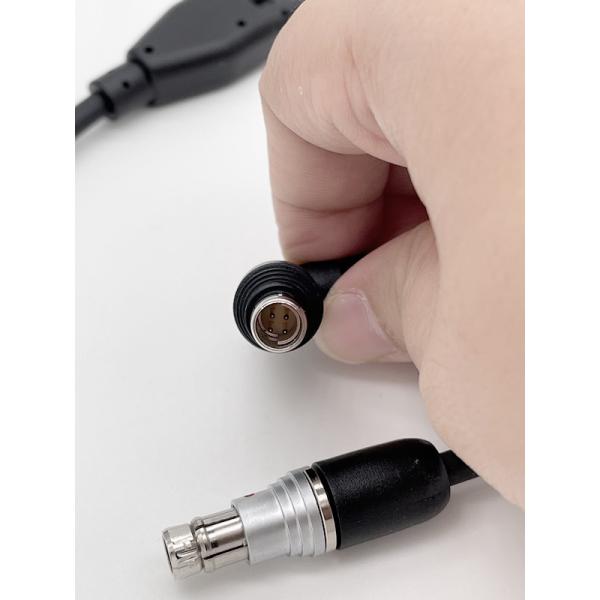 Black 4 Pin Lemo Cable To Fischer 4 Pin 7 Pin For BNVD AVINS Night Vision Battery