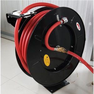 China Industrial Pope Retractable Hose Reel Long Durability Wall Mountable on sale