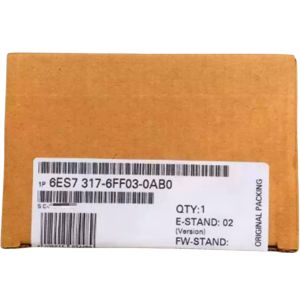 Quality SIEMENS 6ES7317-6FF03-0AB0 SIMATIC S7-300, CPU 317F-2DP, CENTRAL PROCESSING UNIT WITH 1024 KB WORK MEMORY for sale