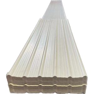 UPVC Trapezoidal Roofing Sheet 2.5mm Thickness 1000mm Width