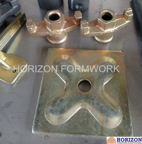 Cast Iron Wing Nut with Two Lugs for Formwork Tie Rod Systems