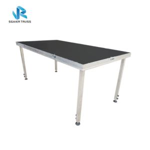 1.22 * 2.44m Disco Backdrops Stage Equipment With Round Leg Custom Shape