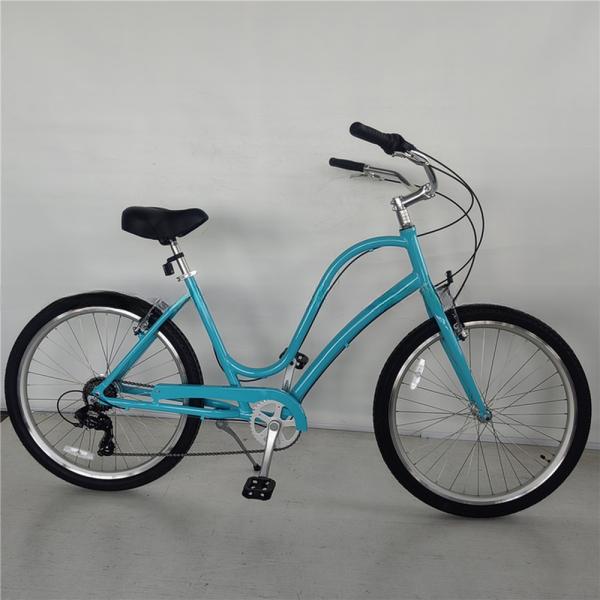 26x3 inch Unisex Step Through Aluminum Frame 3 Speed Beach Cruiser Bike for Rent in USA