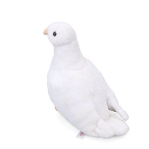 OEM Innovative White Dove Toy With Polypropylene Cotton Filling