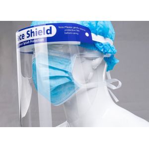 Full Face Coverage 250 Micron Robust Face Shield With Band