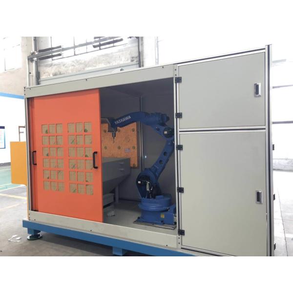 Buy 6KW Robotic Deburring Machine For Aluminum Kitchenware Burrs Removing at wholesale prices