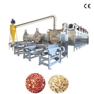 Customizable High Accuracy Peanut Blanching And Spliting Machine Roasted Peanut
