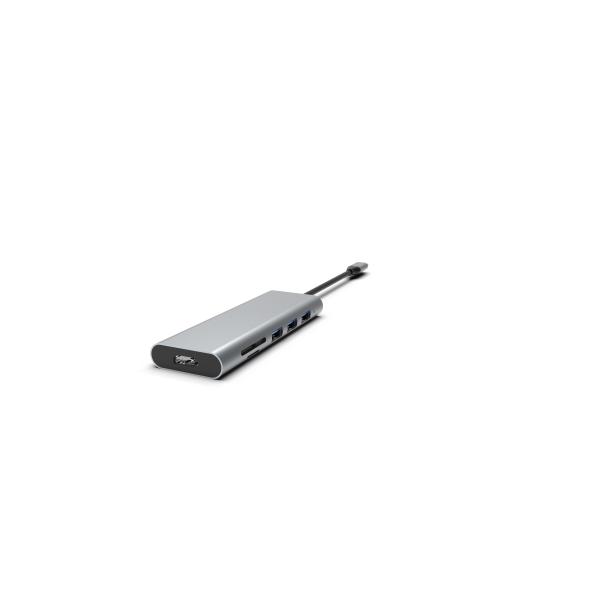 China Type C Usb C Adapter Multiport Adapter Hub With Ethernet 4K HDMI 3 USB 3.0 Ports 100W PD Compatible on sale China Type C Usb C Adapter Multiport Adapter Hub With Ethernet 4K HDMI 3 USB 3.0 Ports 100W PD Compatible on sale