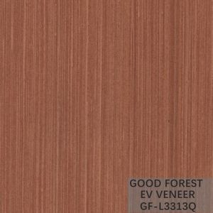 OEM American Cherry Engineered Wood Veneer Recomposed Vertical Grain