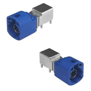 Quality OEM FAKRA HSD LVDS 4 Pin Connector For Car Radio Controlled Parking Heating for sale