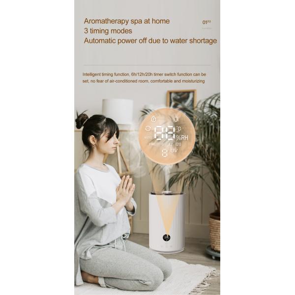 Large Cool-Mist Impeller Humidifier for Bedroom Oem 5L Top Fill Electronic Ultrasonic