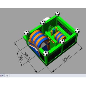 Professional Football Soccer Bounce House Jumpy House For Adults
