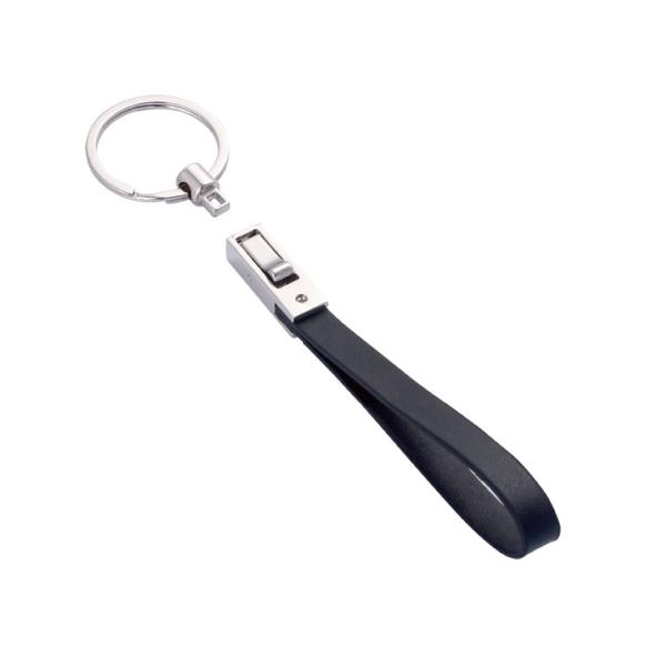 Classic Style Leather Key Chains - Durable Customizable Key Holder Collection