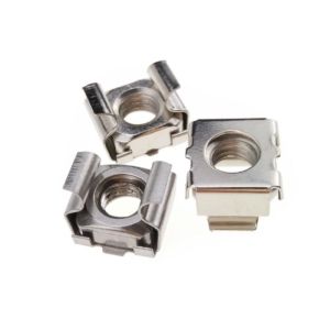 Polished Hardware Nuts Bolts Sqaure Mounting Stainless Steel M6 Cage Nuts