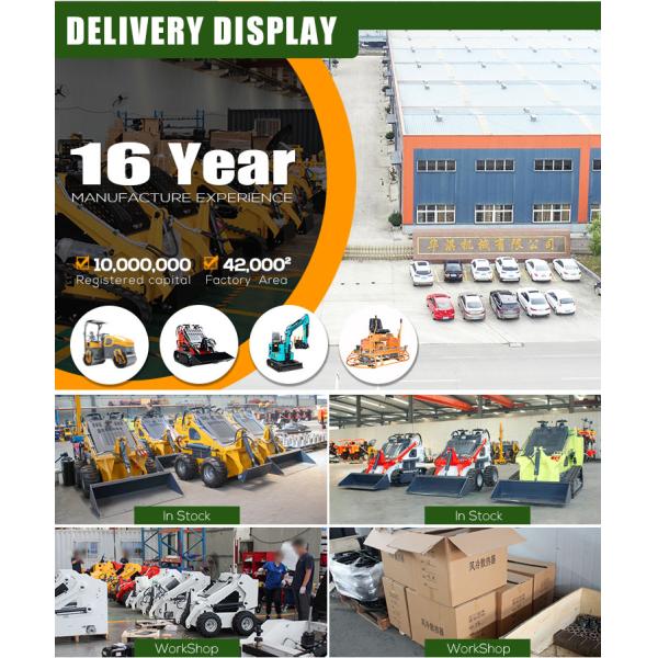 FREE SHIPPING Cheap Mini Skid Steer Loader Diesel Gasoline Mini Skid Steer Loaders Wheel Loader Mini 430kg
