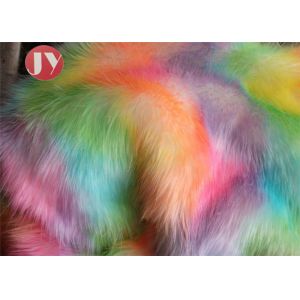 Luxury Extra Soft Washable Faux Fur Fabric , Cuddly Wave Long Pile Plush Fabric