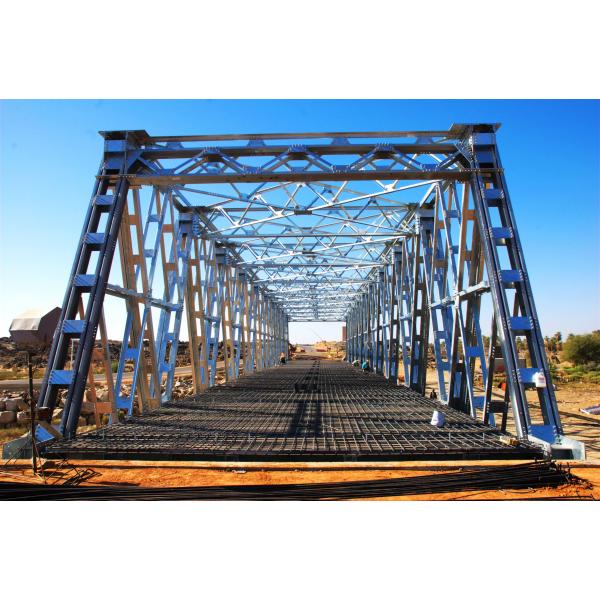 Buy Hot Dip Galvanized Suspension Bridge Temporary Steel Truss Bridge at wholesale prices
