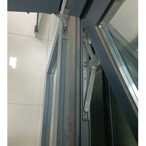 Customized Size Aluminum Swing Window with Multi-Point Locking and Tempered