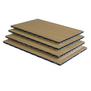 China Impact Resistant Wood-Aluminum Combined Panel Width 1000mm-2000mm on sale