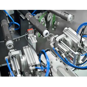 Fully Automatic Cosmetic Container Cylindrical Screen Printing Machine With LED