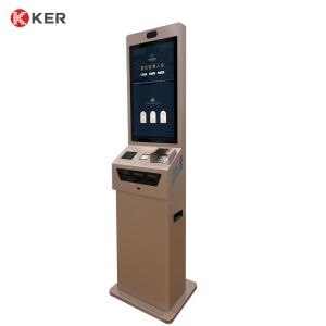 Quality 27 inch OEM &amp; ODM Capacitive Touch Hotel Motorized Hotel Terminal Multifunction Self Service Kiosk for sale