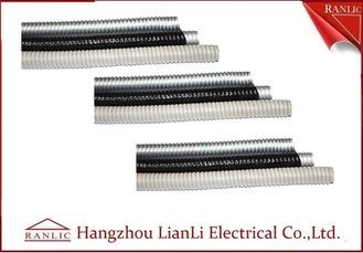 Buy Grey / Black Galvanized Steel Flexible Electrical Conduit with PVC Coated at wholesale prices