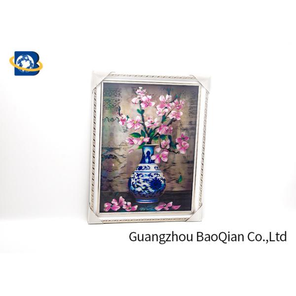 Buy Modern Style 3D Lenticular Pictures Beautiful Flower Picture / Printing at wholesale prices