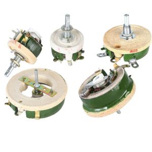High Power Wirewound Potentiometer Rotary Rheostat Disk Ceramic Variable