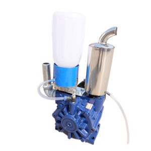 220V 90Kpa Rotary Vane Vacuum Pump switch belt drive