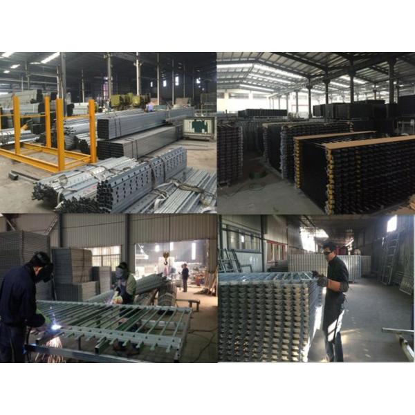 2.1mx2.4m Chinese best quality powder coating black garrison fence