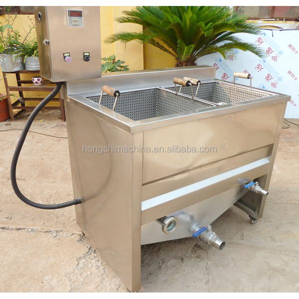 Electricity gas heating meat potato chips oil fryer machine,snack food oil frying machine