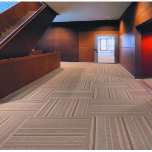 Commercial Office Carpet Pile Height 3.5mm Pattern Level Loop 50*50cm