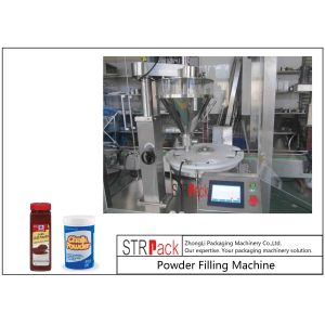 Touch Screen Control Powder Filling Equipment With Stainless Steel Structure