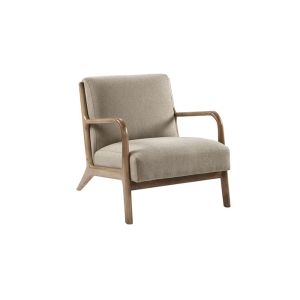 Simple Design Relaxing Single Sofa Antique Hotel Furniture Wood Armchair