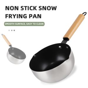 Nonstick Japanese Sauce Pan Single Handle Stainless Steel Sauce Pan
