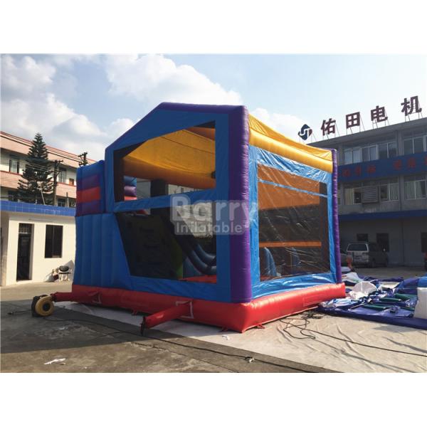 0.55mm Pvc Amazing Bounce House Slide Combo For Outdoor Entertainment