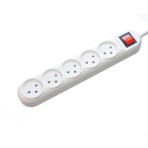 Power Strip Israel Type 5 Pin Multi Socket Plug Extension Cord Customized