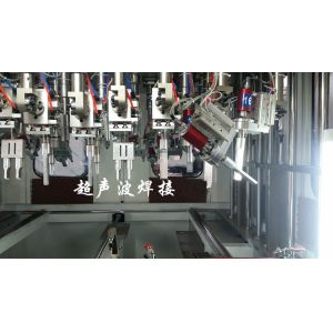 Large Production Soundproof Cotton Ultrasonic Spot Welding Machine With Multi