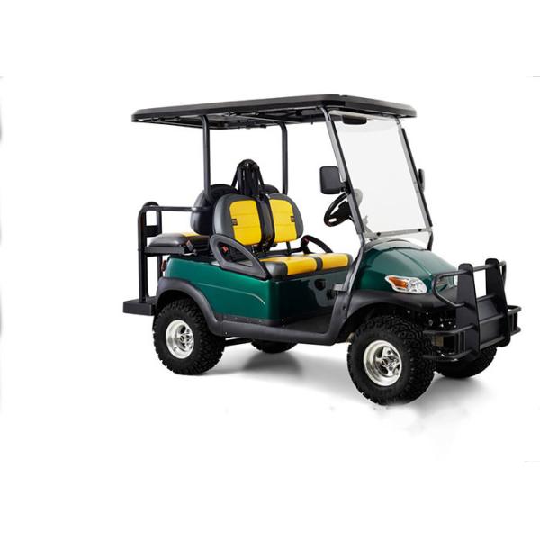 48V Battery Operated 4 Seater Golf Cart / Hunting Golf Cart Easy Control
