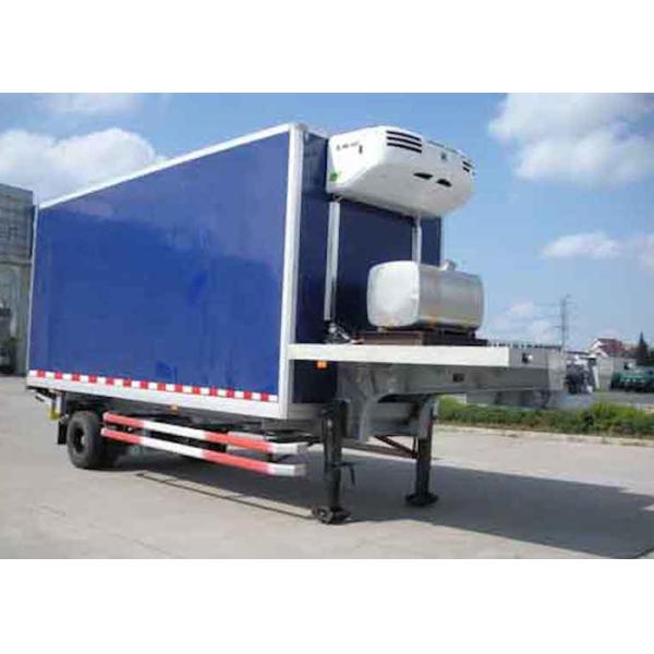 Buy 30 Foot 1 Axles Refrigerated Cargo Trailer , Transport Refrigerated Box Trailer at wholesale prices