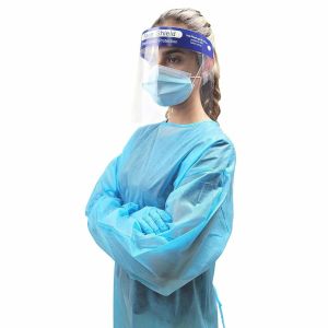 Quality Chemotherapy Gowns Disposable Yellow Color Waterproof Medical Surgical Isolation Gown for sale