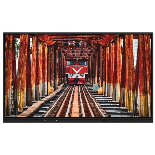 LED Interactive Whiteboard EDLA Google Certified Android 14 15 8+128G Speaker Light Sensor Play Store Built In Optional Camera Mic OPS Stand For