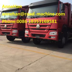 8x4 dump truck Euro II Emission Standard 371 Hp Heavy Duty Dump Truck One Year