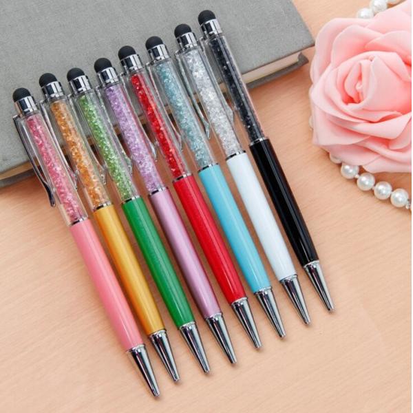 Buy Gift promotionMetal pen,unique Metal crystal ballpoint pen with Stylus at wholesale prices