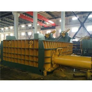 Double Main Cylinder Scrap Metal Press Durable Hydraulic Cuboid Block